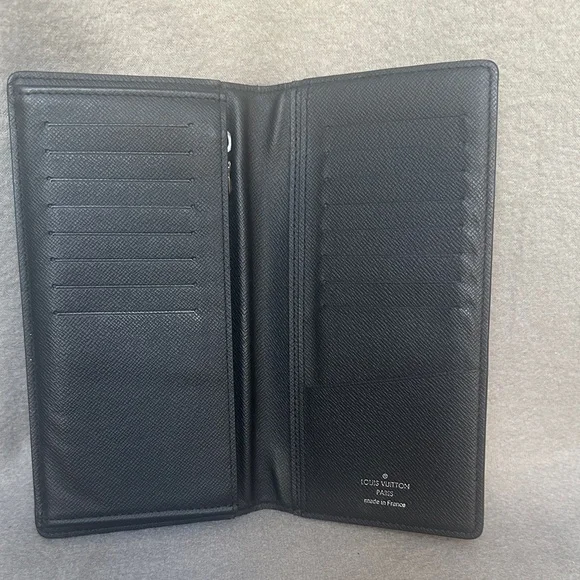 Louis Vuitton Monogram Eclipse Brazza Canvas Long Black Compact Wallet - Picture 2 of 15